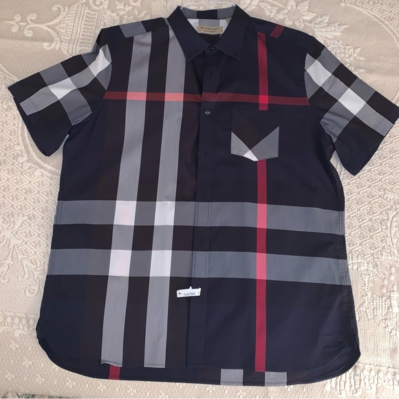 Burberry Other - Short Sleeve Check Pattern Button Down Shirt